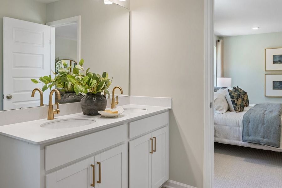 Representative furnished interior of a home built from the 2277 Modeled by KB Home in Jade Creek, Chapel Hill (Image 10).