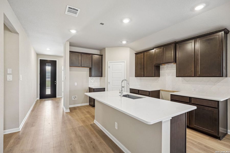 Furnished interior view inside a new home in Remington Ranch, San Antonio (Image 7).