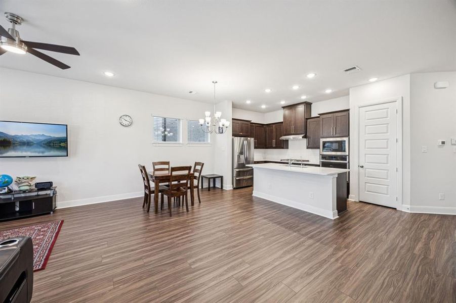 Furnished interior view inside a new home in , Euless (Image 12).