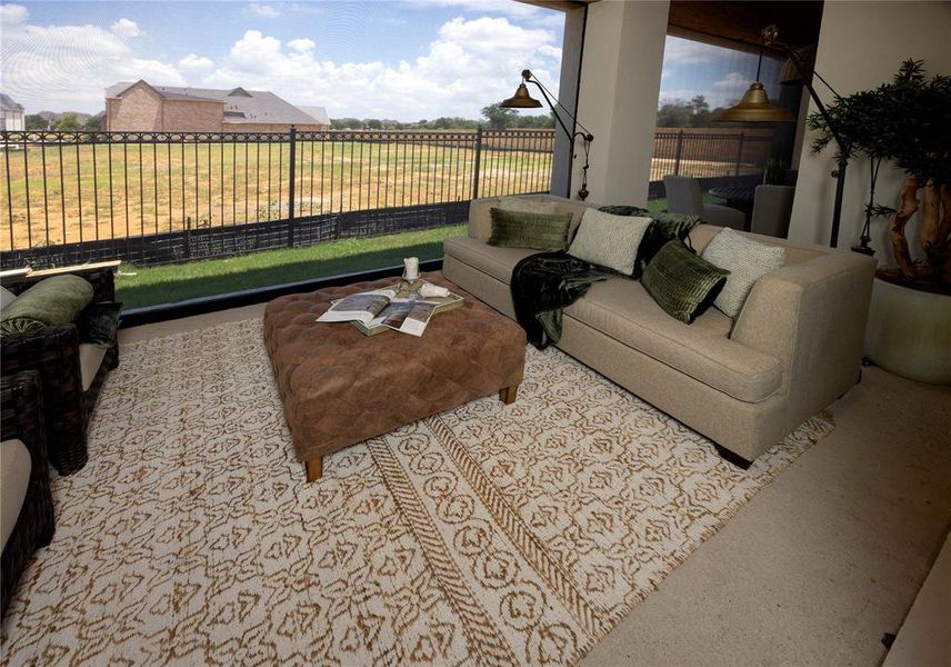 Exterior details and patio area of a home in , Southlake (Image 2). Exterior details and patio area of a home in , Southlake (Image 2).