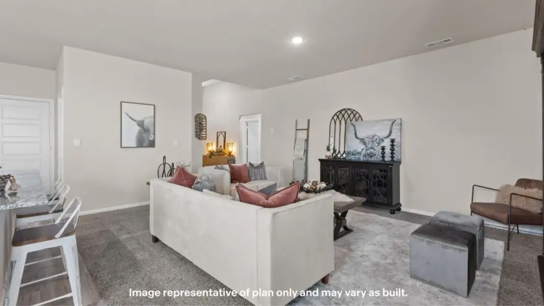 Furnished interior view inside a new home in Yukon Ridge, Odessa (Image 7).