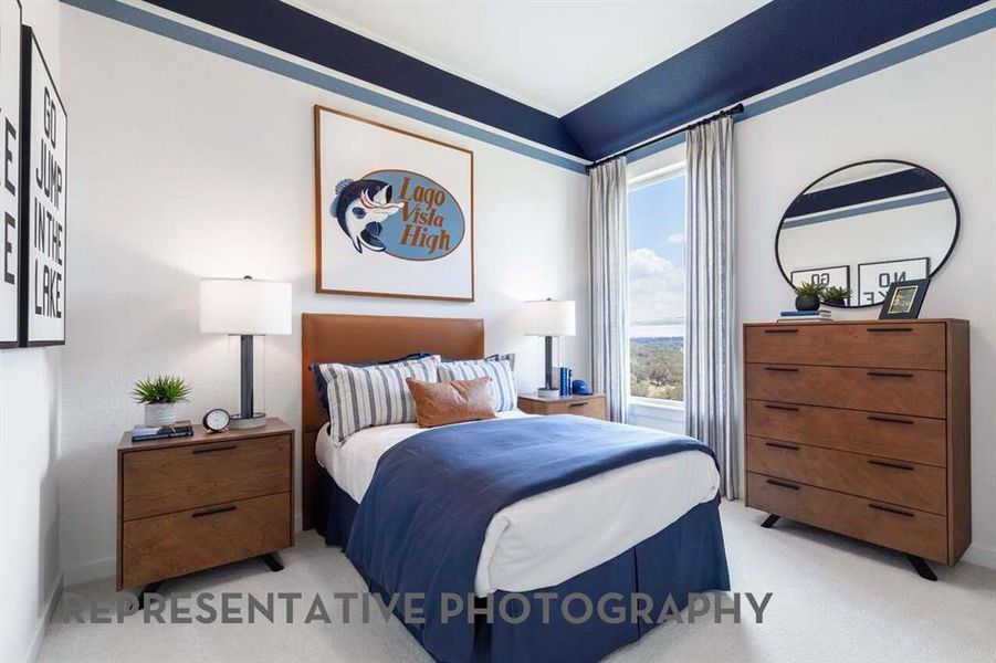 Furnished interior view inside a new home in Tavolo Park, Fort Worth (Image 13).