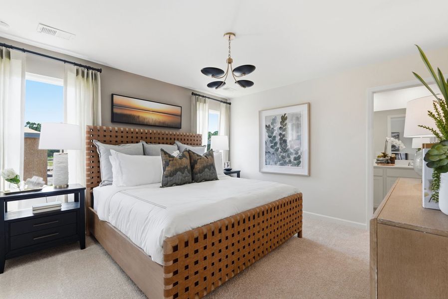 Representative furnished interior of a home built from the Frazier by Stanley Martin Homes in Essence at Bent Creek Village, Thomson (Image 171). Representative furnished interior of a home built from the Frazier by Stanley Martin Homes in Essence at Bent Creek Village, Thomson (Image 171).