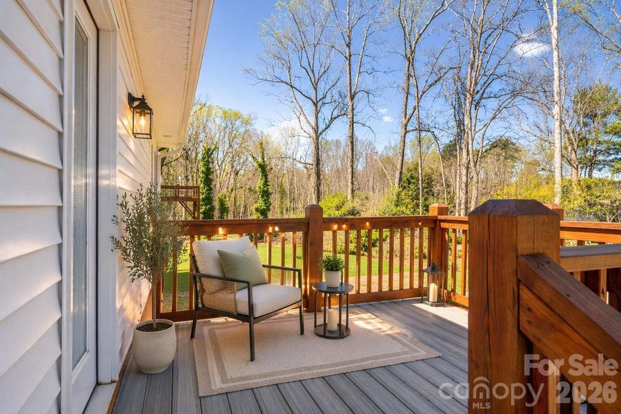 Deck virtually staged Deck virtually staged