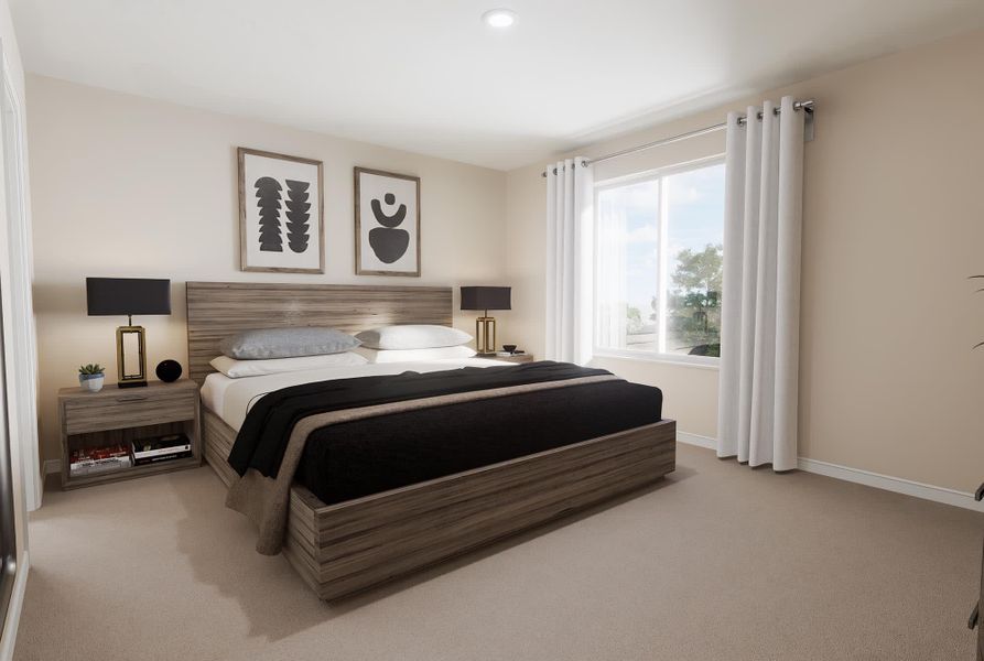 Bedroom | Congaree | Spring Valley | New Homes In Longmont, CO By Landsea Homes