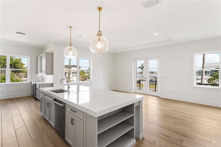 Furnished interior view inside a new home in , St. Petersburg (Image 10).