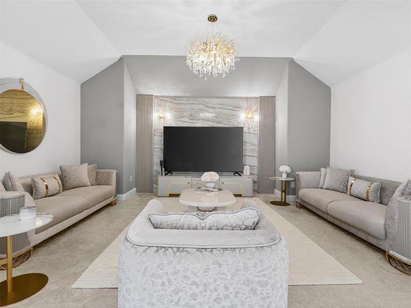 Furnished interior view inside a new home in , Wylie (Image 34).