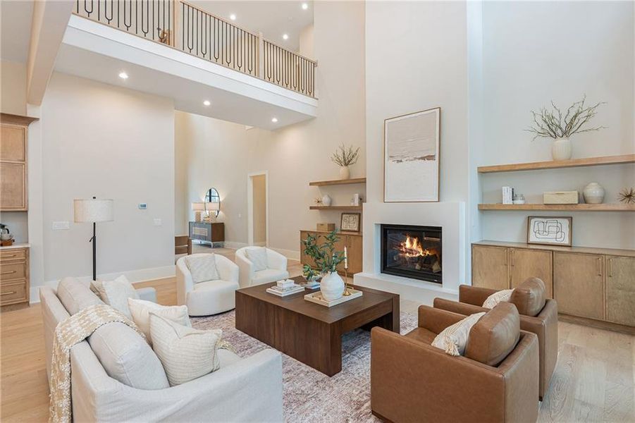 Furnished interior view inside a new home in , Alpharetta (Image 37).