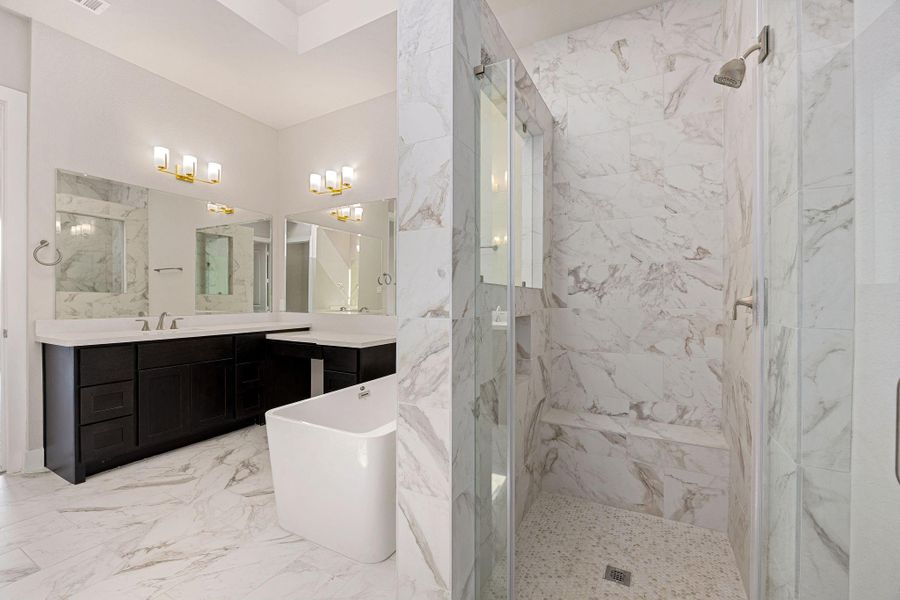 Furnished interior view inside a new home in Audubon 60’s, Magnolia (Image 11).