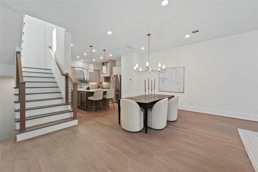 Furnished interior view inside a new home in , Houston (Image 7).