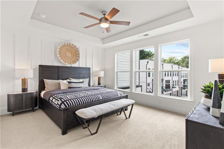 Furnished interior view inside a new home in Easton, Atlanta (Image 8). Furnished interior view inside a new home in Easton, Atlanta (Image 8).