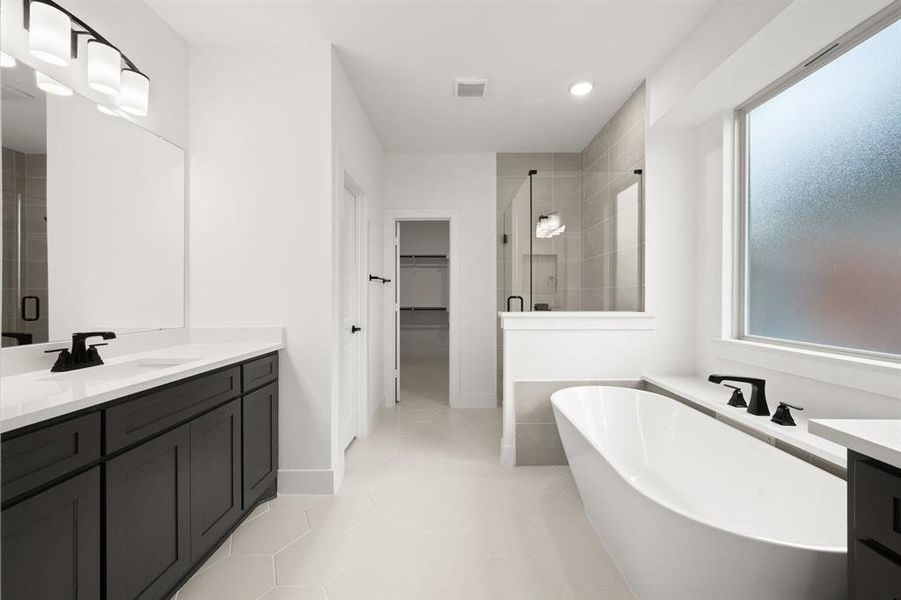 Furnished interior view inside a new home in Hawkins Meadows, Midlothian (Image 17).