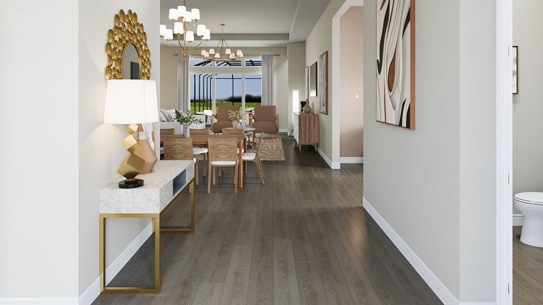 Representative furnished interior of a home built from the Argenta by Taylor Morrison in Coasterra Community Group Page, Palmetto (Image 13).