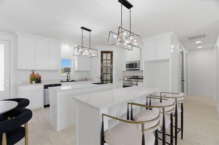 Furnished interior view inside a new home in , Joshua (Image 18).