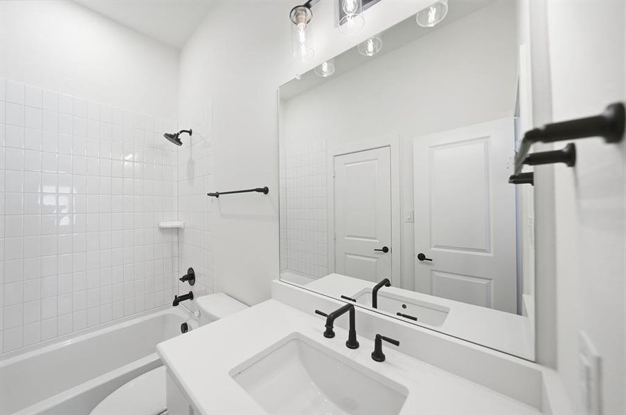 Furnished interior view inside a new home in Light Farms Graham/Reagan, Celina (Image 5).