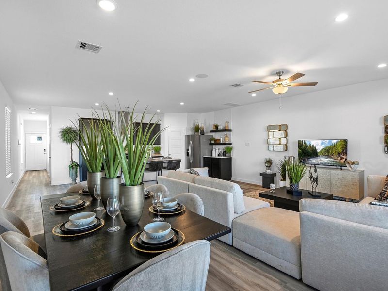 Furnished interior view inside a new home in City Gate North, Houston (Image 15). Furnished interior view inside a new home in City Gate North, Houston (Image 15).
