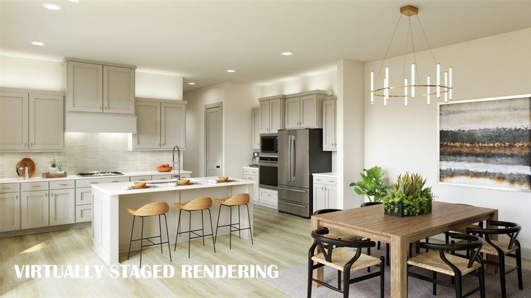 Any chef would be proud to call this dream kitchen their own! VIRTUALLY STAGED RENDERING Any chef would be proud to call this dream kitchen their own! VIRTUALLY STAGED RENDERING