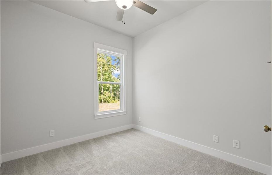 Spacious, unfurnished interior of a new home in Traditions of Braselton, Jefferson (Image 23).