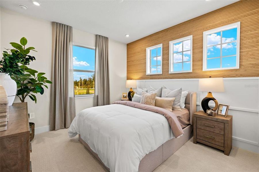 Furnished interior view inside a new home in Wellen Park, Venice (Image 29).