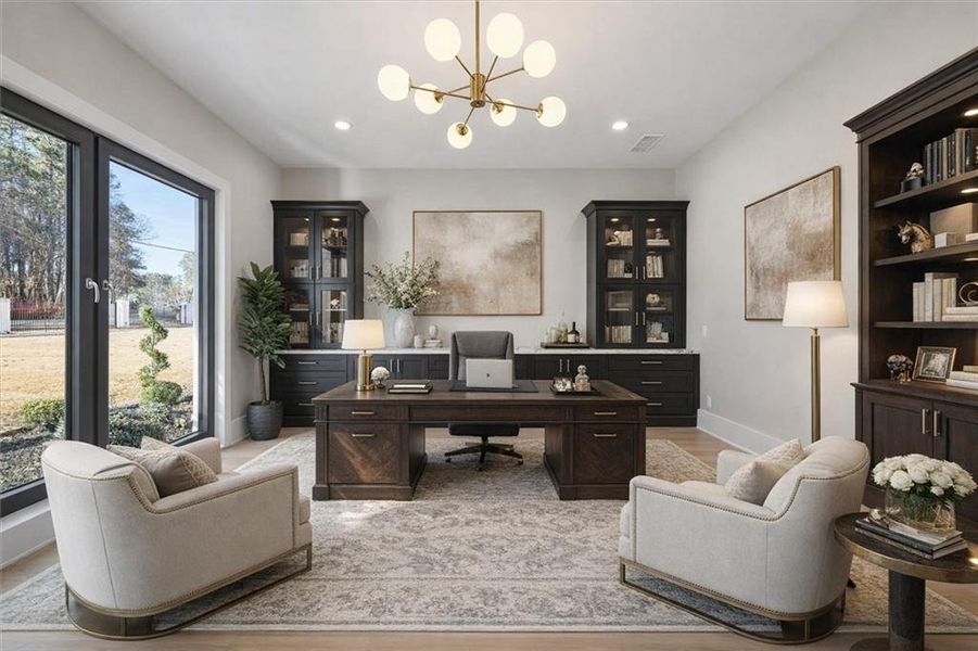 Furnished interior view inside a new home in , Lawrenceville (Image 5). Furnished interior view inside a new home in , Lawrenceville (Image 5).