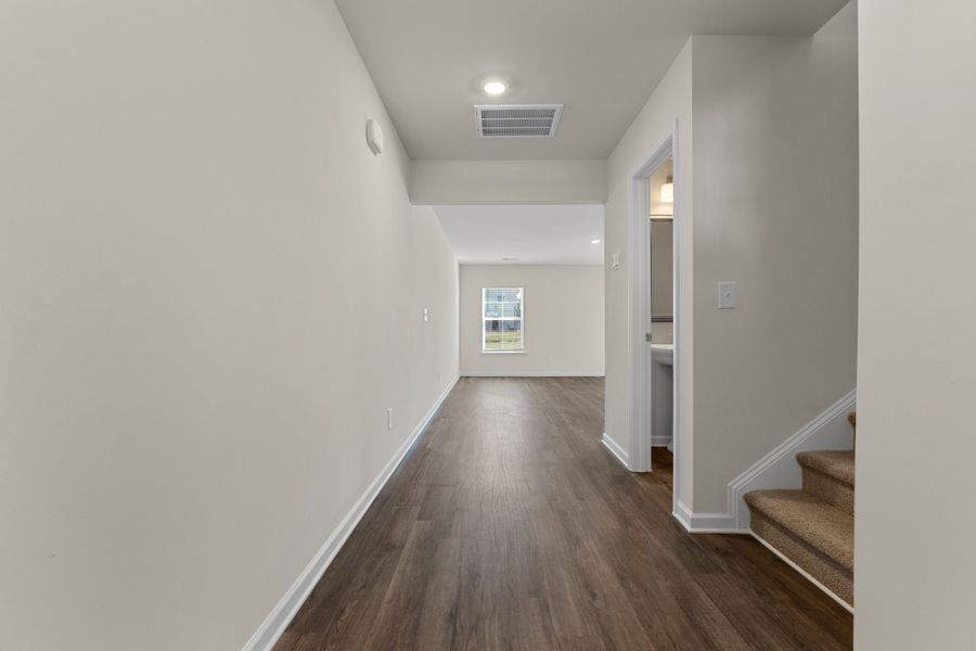 Representative unfurnished interior of a home built from the Birch A by McGuinn Homes in Reserves at Mill Creek, Columbia (Image 42).