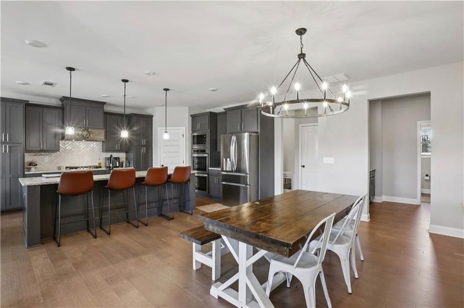 Furnished interior view inside a new home in , Jefferson (Image 36).