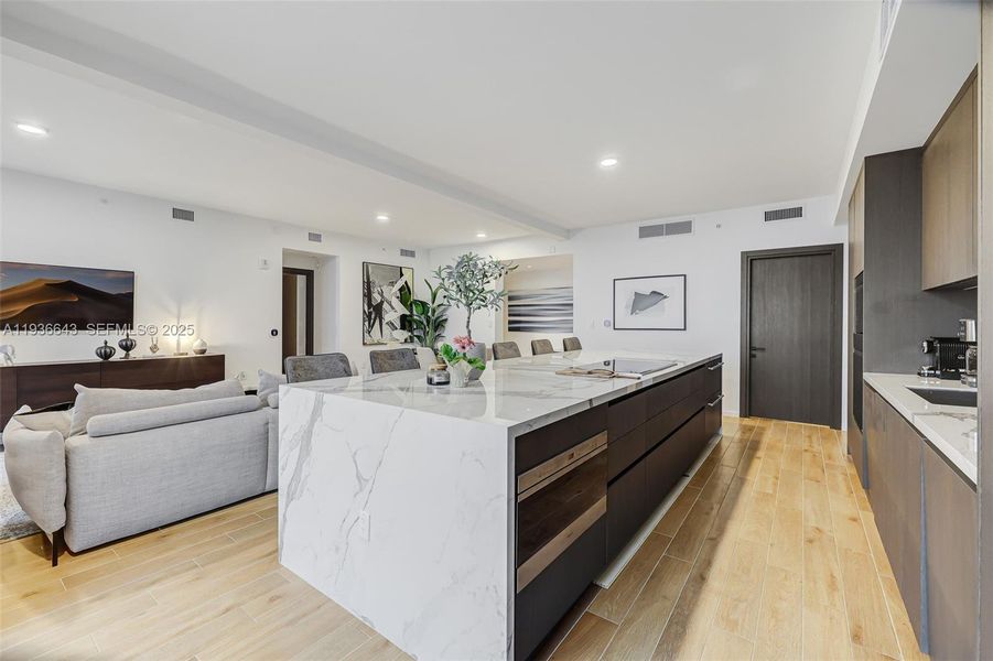 Furnished interior view inside a new home in The Elser Hotel & Residences, Miami (Image 7).