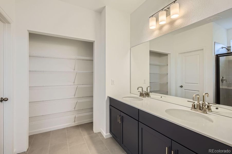 Sierra - 2nd floor Primary Bathroom - Picture not of actual home