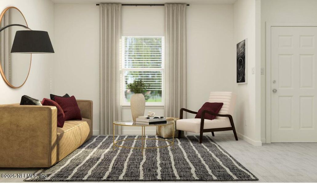 Furnished interior view inside a new home in Silver Meadows at SilverLeaf, St. Augustine (Image 15).