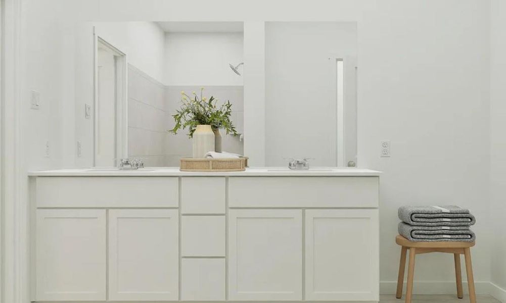 Owner Suite Bath.**Photos are a representation of the floor plan. This is not the actual homesite.**