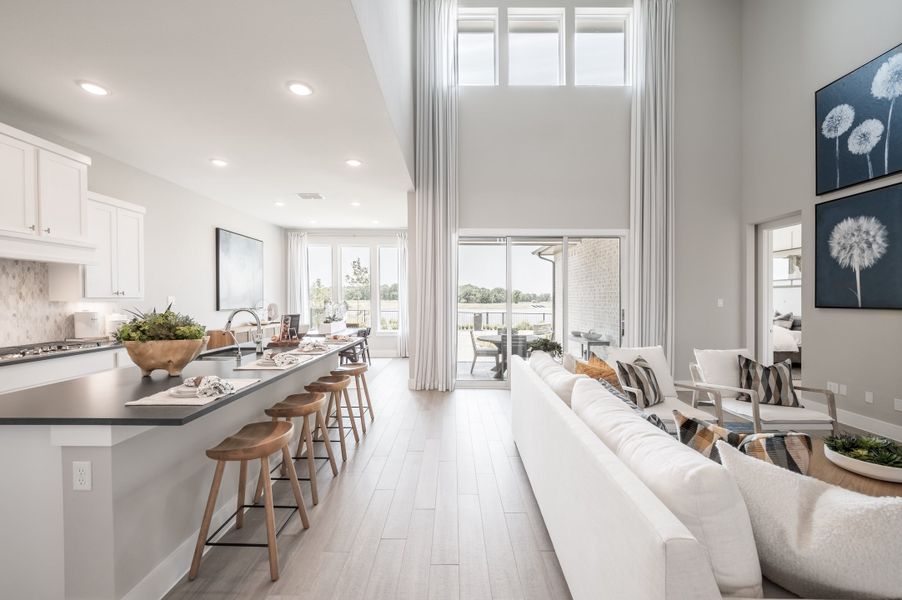 Representative furnished interior of a home built from the Verdin by Tri Pointe Homes in Pecan Ridge, Fulshear (Image 58).