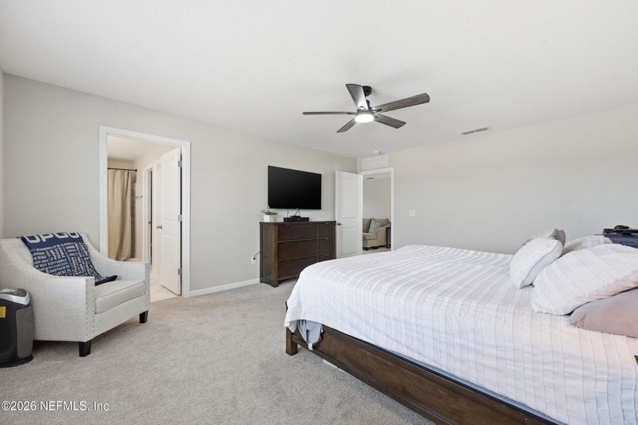 Furnished interior view inside a new home in Cordova Palms, St. Augustine (Image 19). Furnished interior view inside a new home in Cordova Palms, St. Augustine (Image 19).