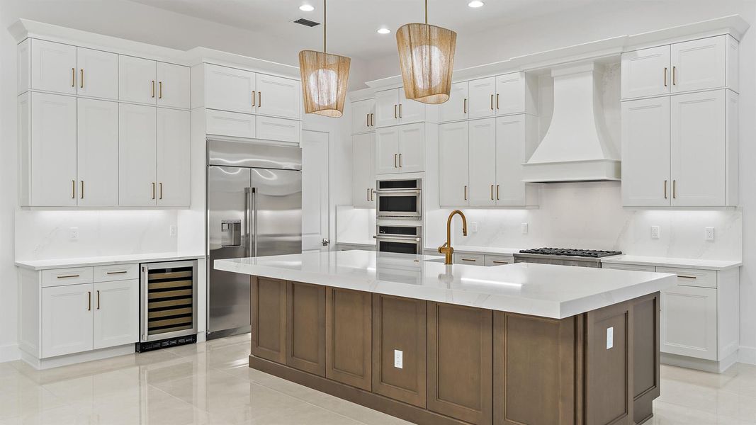 Furnished interior view inside a new home in Artistry Palm Beach, Palm Beach Gardens (Image 9).