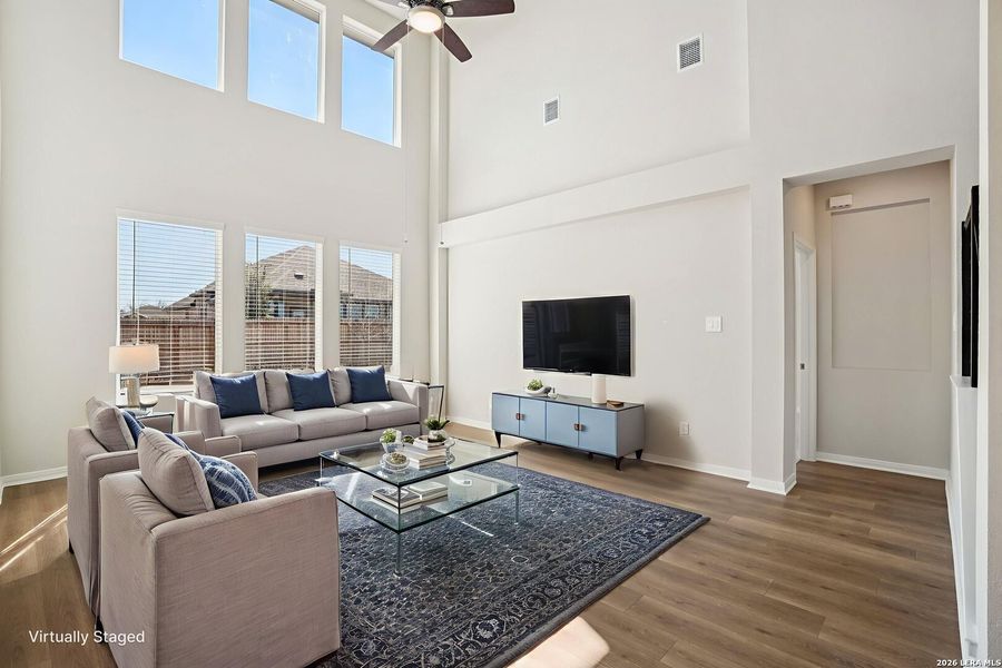 Furnished interior view inside a new home in Carmel Ranch, Schertz (Image 18).