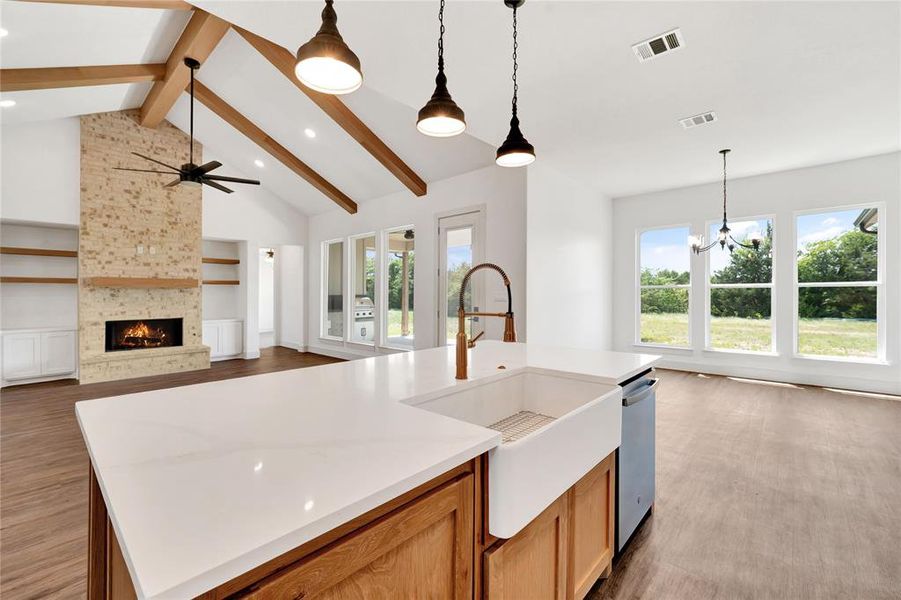 Furnished interior view inside a new home in , Caddo Mills (Image 6).