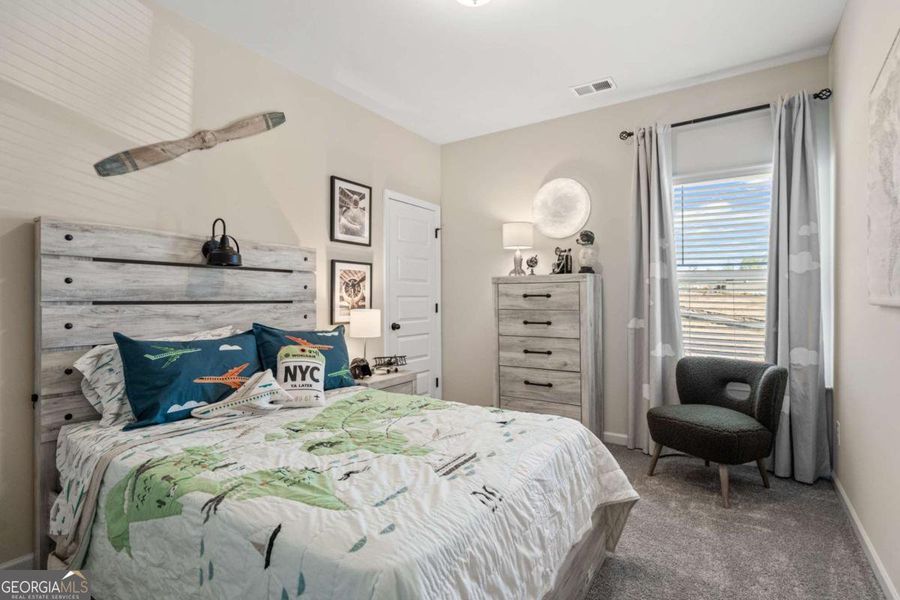 Furnished interior view inside a new home in Bryson Farms, Byron (Image 22).