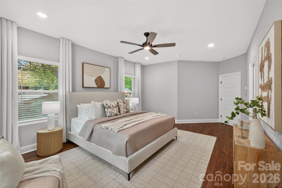 Furnished interior view inside a new home in , Charlotte (Image 6).