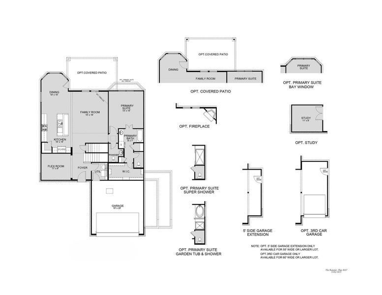 2D floor plan layout of this home in Bluestem, Brookshire, TX (Image 14).