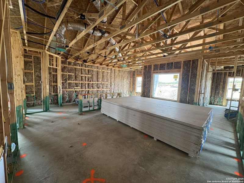 In-progress construction of a new home in The Preserve at the Wilder, Adkins, TX (Image 26).
