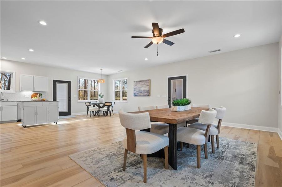 Furnished interior view inside a new home in , Gainesville (Image 18).