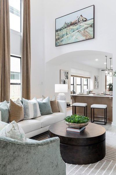 Furnished interior view inside a new home in Brookewater, Rosenberg (Image 3).