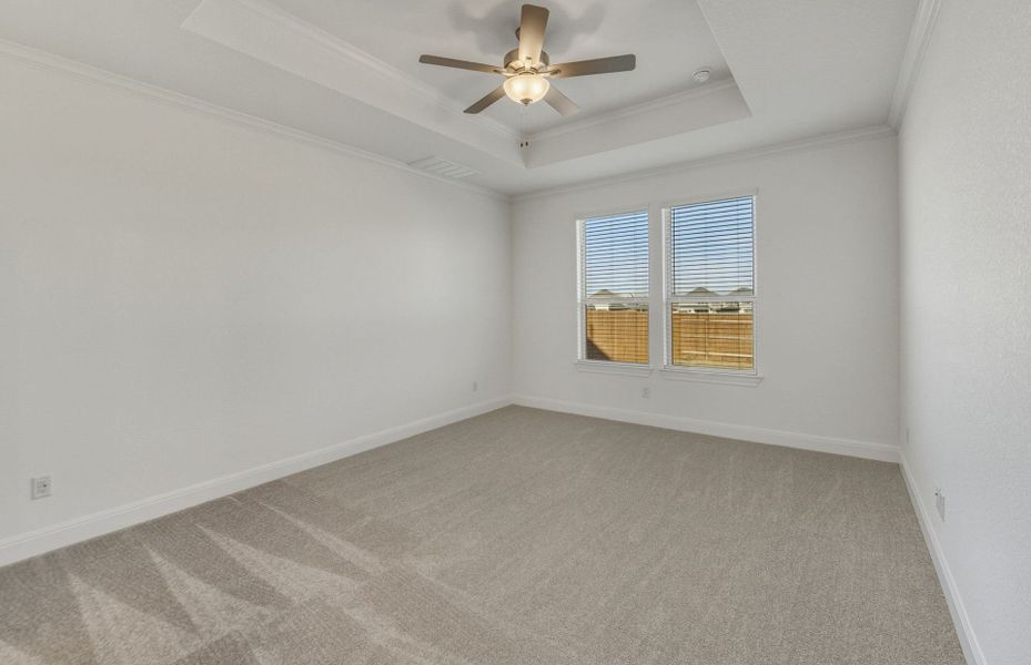 Spacious, unfurnished interior of a new home in Saddleback at Santa Rita Ranch, Liberty Hill (Image 44).