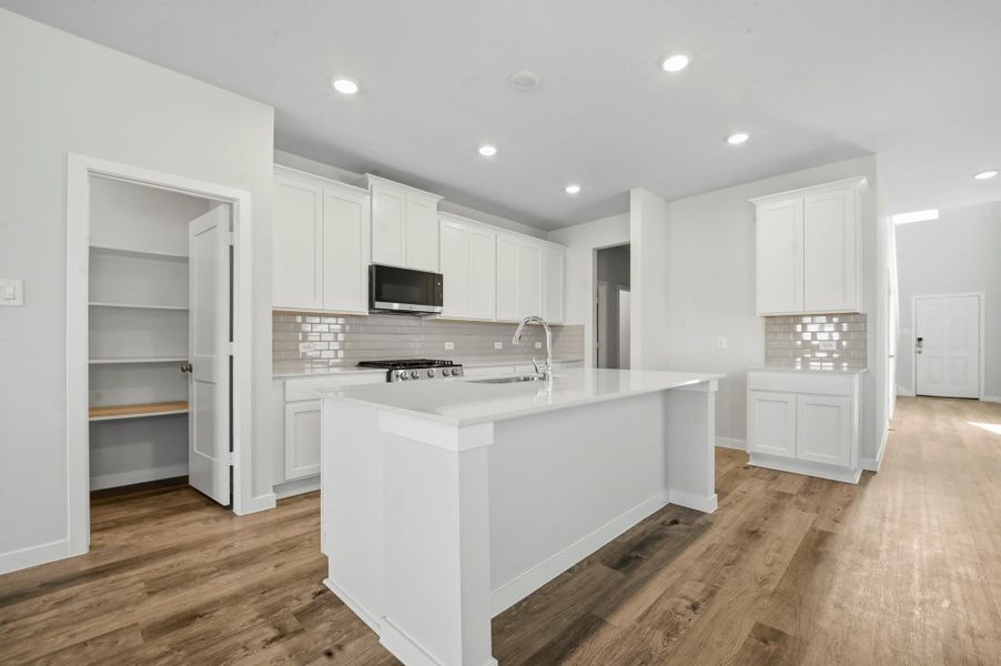Furnished interior view inside a new home in Barrett Crossing, Crosby (Image 12).