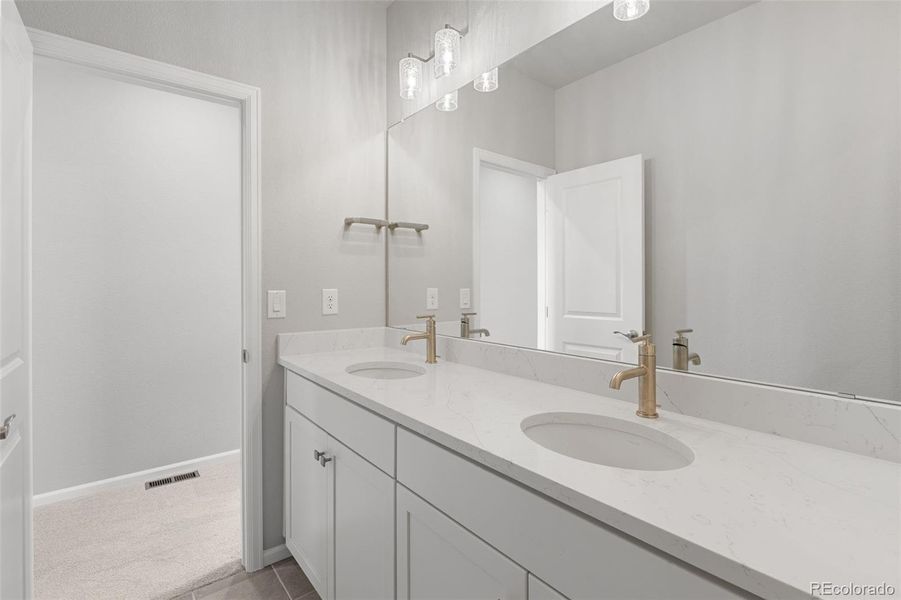 Furnished interior view inside a new home in The Manors Collection at Golden Overlook, Golden (Image 15).