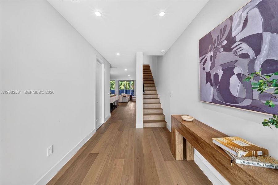 Furnished interior view inside a new home in , Miami (Image 8).