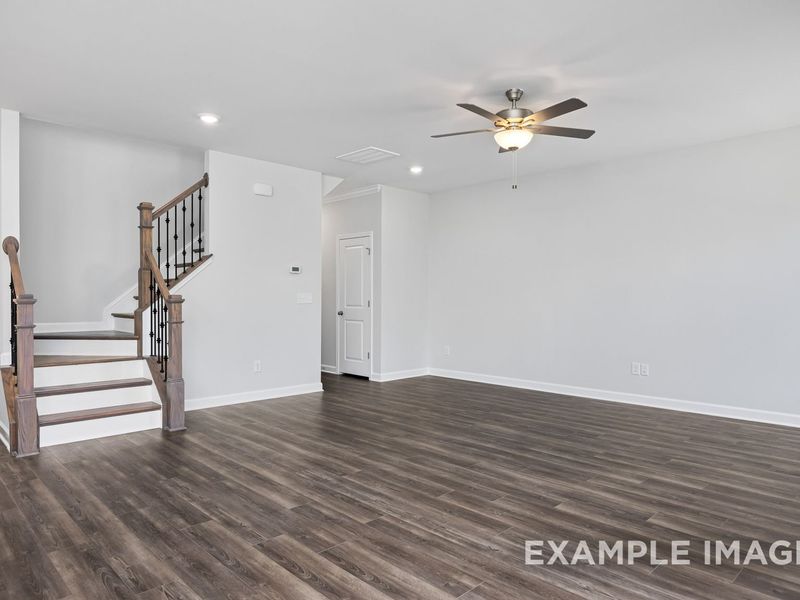 Representative unfurnished interior of a home built from the The Grace A by Davidson Homes LLC in Gregory Village, Lillington (Image 24).