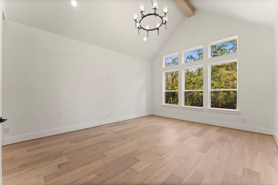 Spacious, unfurnished interior of a new home in Homestead Hill, New Waverly (Image 24).