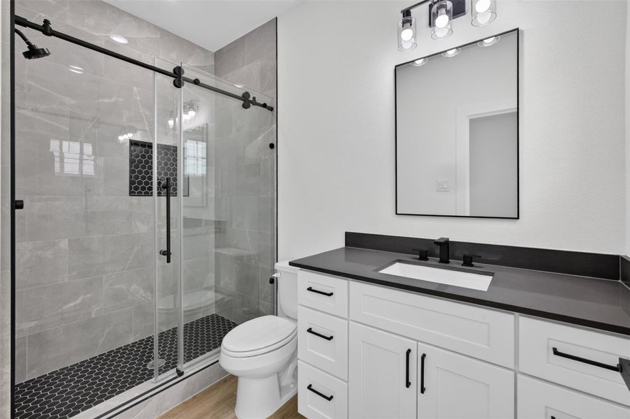 Furnished interior view inside a new home in , Houston (Image 9).
