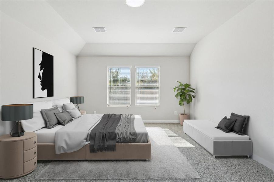 Primary Suite in the Heisman home plan by Trophy Signature Homes – REPRESENTATIVE PHOTO Primary Suite in the Heisman home plan by Trophy Signature Homes – REPRESENTATIVE PHOTO