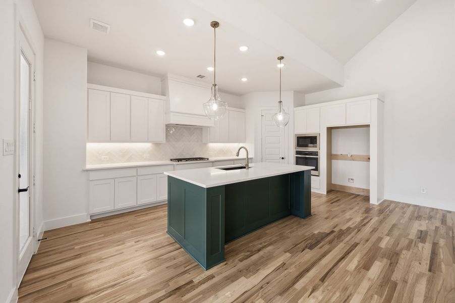 Furnished interior view inside a new home in Parks of Aledo, Aledo (Image 9).